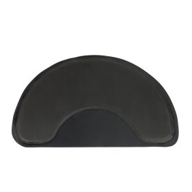 Outer Circle, Inner Circle, 3ft X4.5ft X1-2in, PVC NBR, Black Salon Mat